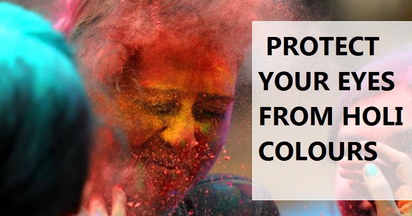 Protecting your eyes during holi